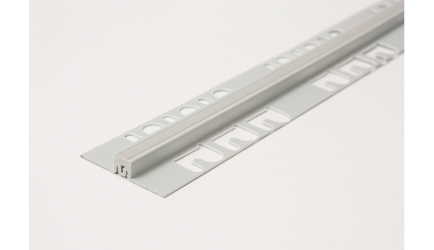 Dilatation PVC profile with 10mm base
