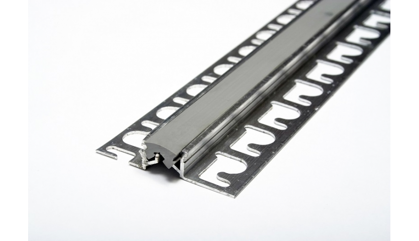 Dilatation aluminium profile with wide base