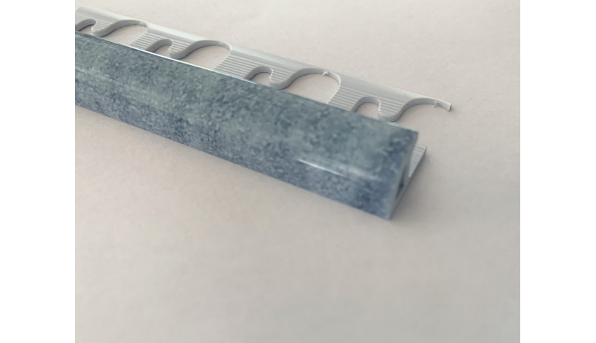 C íves márványos PVC profil