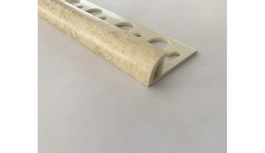 C íves márványos PVC profil